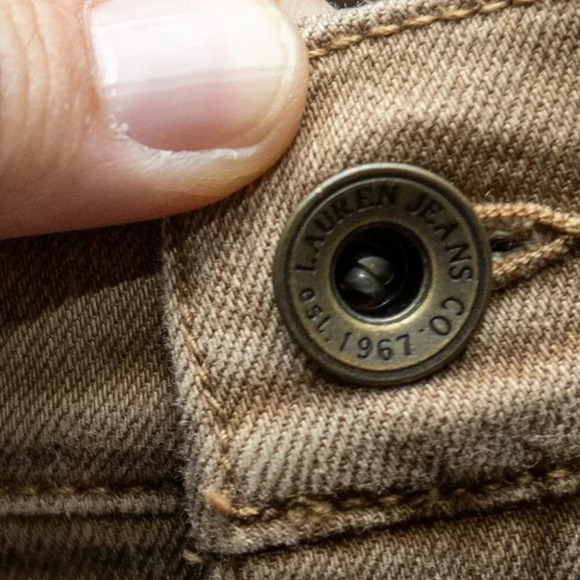 Lauren Jeans Company Ralph  Lauren | Classic Straight | Sand Brown | 4 - Picture 3 of 7